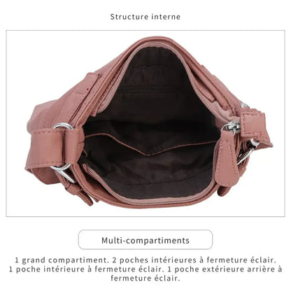 Sac à Bandoulière Multi-Poches