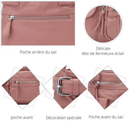 Sac à Bandoulière Multi-Poches