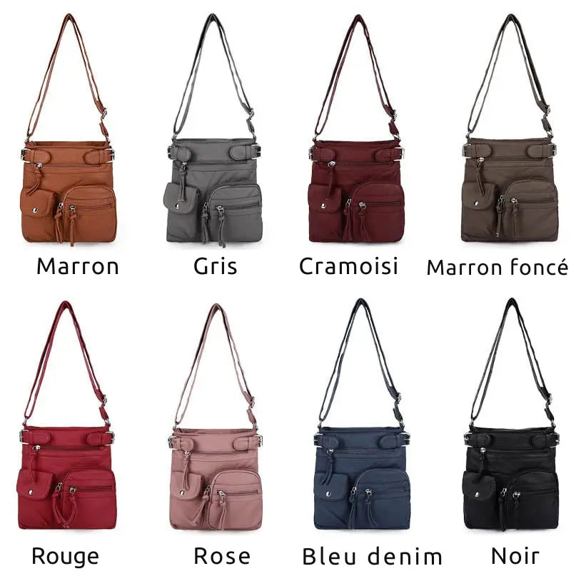 Sac à Bandoulière Multi-Poches