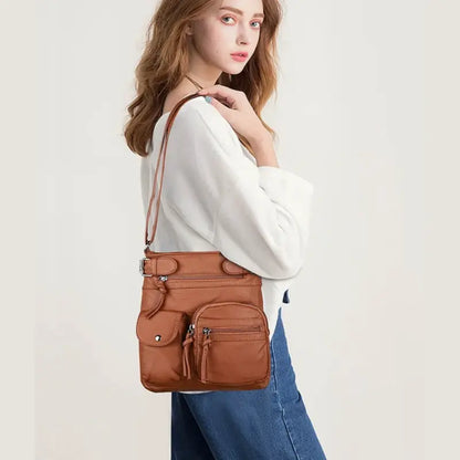 Sac à Bandoulière Multi-Poches