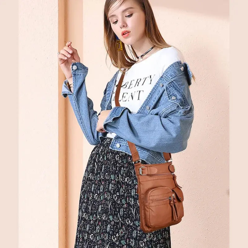 Sac à Bandoulière Multi-Poches