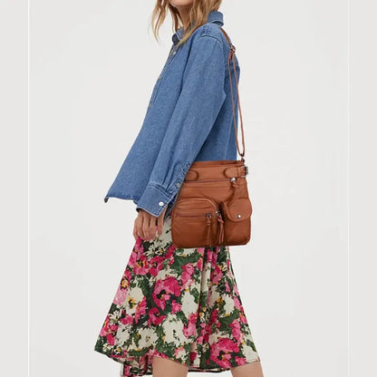Sac à Bandoulière Multi-Poches